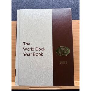 Vintage 1983 World Book Year Book Hardcover Encyclopedia Supplement 1982 Events